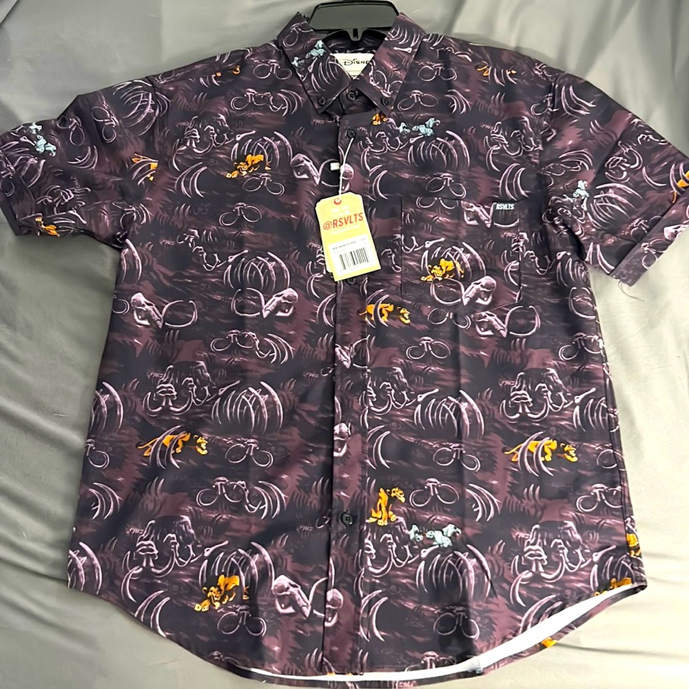 Rsvlts Disney Scar Button short sleeve shirt
